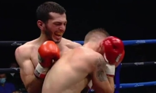 Отправил в нокдаун и получил нокаут. Видео боя с первым поражением казахстанца Калицкого после десяти побед