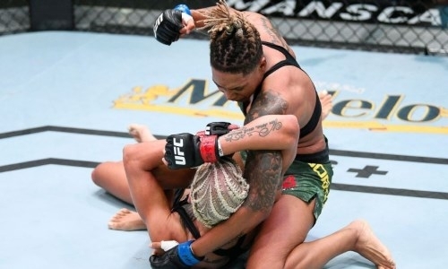 Один из самых больших апсетов в UFC. Видео полного боя Мария Агапова — Шейна Добсон