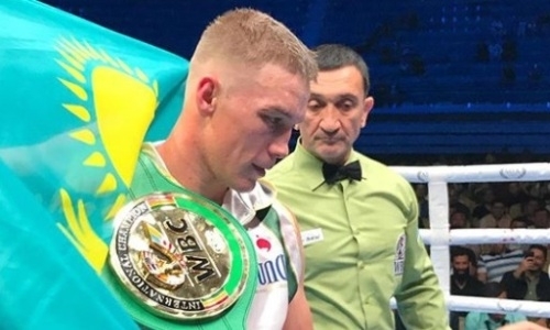 «Казахский король» с поясом WBC нокаутировал ветерана с 30 победами