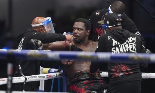«Глаз за глаз». Деонтей Уайлдер потроллил Уайта после поражения Поветкину. Фото