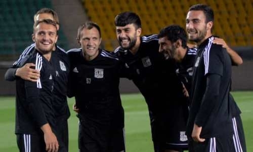 «Ноа» провел тренировку в Алматы перед матчем с «Кайратом» в Лиге Европы. Фото