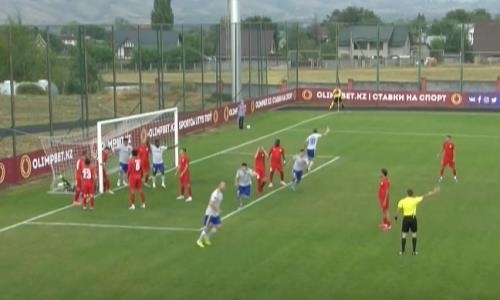 В КПЛ забит гол прямым ударом с углового. Видео
