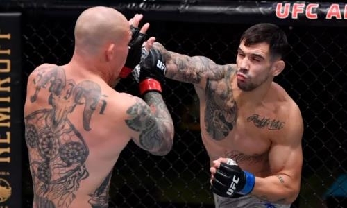 Поражением экс-претендента на чемпионский титул закончился главный бой турнира UFC. Видео