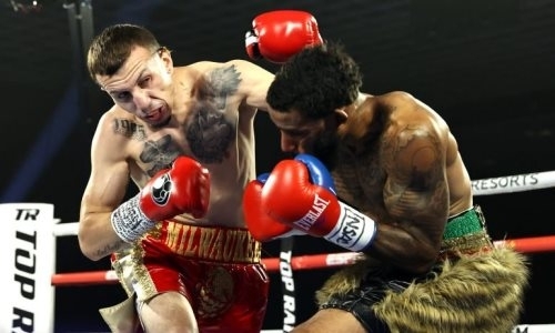 Побитый казахстанцем пятикратный чемпион США одержал вторую победу в профи. Видео