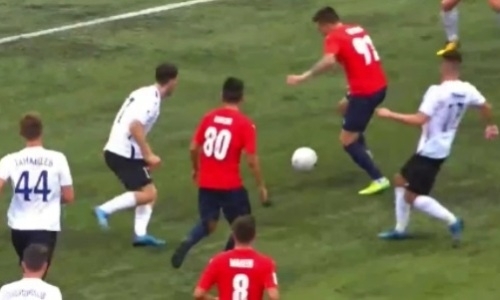 Видео голевой передачи 19-летнего казахстанского футболиста в чемпионате России