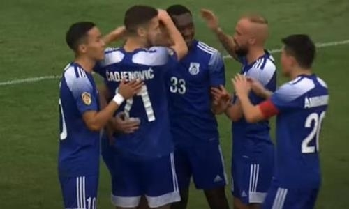 Видео гола Турысбека матча Премьер-Лиги «Тараз» — «Окжетпес»