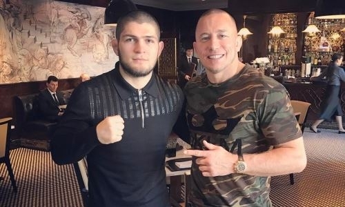 Озвучены гонорары Хабиба Нурмагомедова и Джорджа Сен-Пьера за их супербой