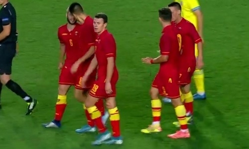 Видео третьего гола в ворота молодежной сборной Казахстана в домашнем матче с Черногорией