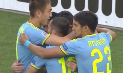 Завершился первый тайм матча Литва — Казахстан в Лиге наций