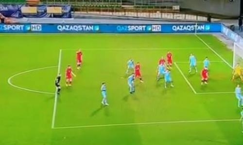 Видео гола Бордачева матча Лиги наций Казахстан — Беларусь
