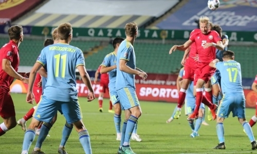 Представлена неутешительная статистика матча Лиги наций Казахстан — Беларусь 1:2