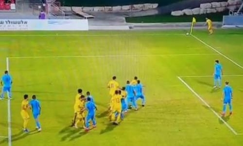 Видео гола Астанова матча отбора молодежного чемпионата Европы Израиль — Казахстан