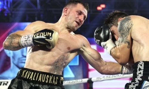 Видео полного боя Каваляускас — Зевски за титулы WBC и WBO с нокаутом «Костолома»