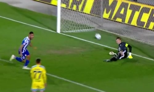 Сенсационный результат зафиксирован после первого тайма матча «Астана» — «Будучность» в Лиге Европы