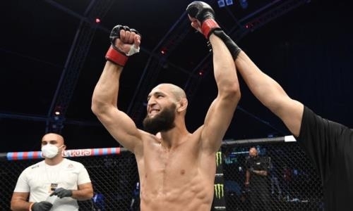 «Была только мысль уничтожить этого парня». Хамзат Чимаев после рекордной победы за 17 секунд обратился к президенту UFC