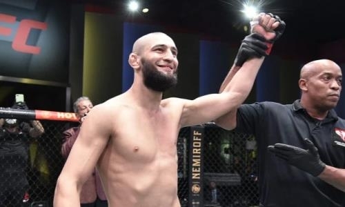 Хамзат Чимаев вызвал на бой лучших бойцов полусреднего веса UFC после нокаута за 17 секунд
