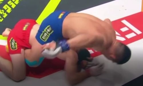 Видео полного боя Куата Хамитова против россиянина на турнире Fight Nights Global 98