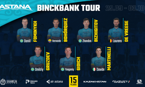 «Астана» огласила состав на многодневную гонку «БинкБанк Тур»