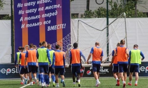 Фоторепортаж c тренировки «Окжетпеса» в Алматы