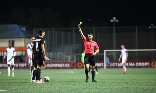 Фоторепортаж с матча Премьер-Лиги «Окжетпес» — «Каспий» 2:2