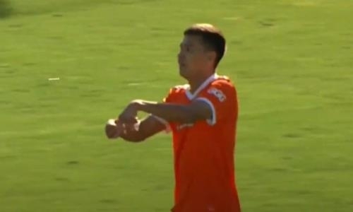 Видео гола Таттыбаева матча Премьер-Лиги «Астана» — «Шахтер»