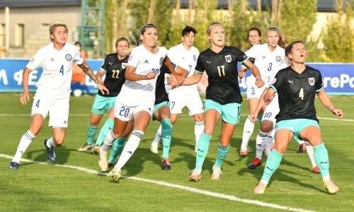 Фоторепортаж с матча отбора женского ЕВРО-2021 Казахстан — Австрия 0:5