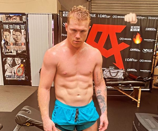 «Канело» провел тренировку «в компании» с Головкиным и показал впечатляющую форму. Фото