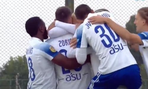 Видео гола Димова матча Премьер-Лиги «Окжетпес» — «Кайрат»