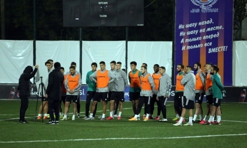 «Тобол» опубликовал фото с тренировки в Алматы