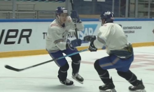 «Барыс» провел первую тренировку после перерыва из-за вспышки коронавируса. Видео