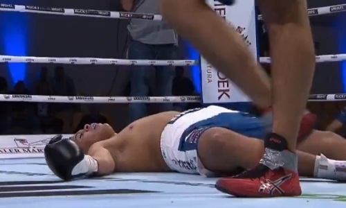 Побивший следующего соперника Головкина боксер «пушкой» с левой нокаутировал дебютанта. Видео