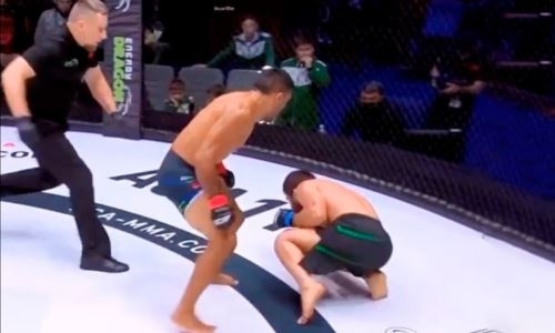 Чеченского бойца ММА безумным ударом нокаутировали на глазах у Рамзана Кадырова в титульном бою. Видео