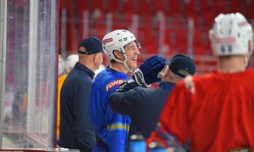 «Барыс» показал позитивные фото с утренней раскатки перед матчем КХЛ в Екатеринбурге