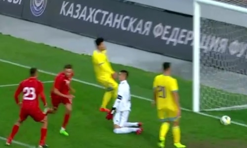 Как молодежная сборная Казахстана пропустила два гола за три минуты в отборе на ЕВРО-2021. Видео