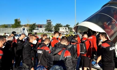 Сборная Албании отправилась в Казахстан на матч Лиги наций