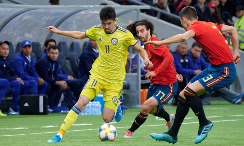 Матч молодежной сборной Казахстана против Испании покажут в прямом эфире на ТВ