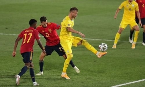 Прямая трансляция матча Лиги наций Украина — Испания