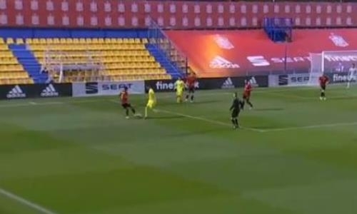 Видео второго гола Гомеса матча отбора молодежного ЕВРО-2021 Испания — Казахстан