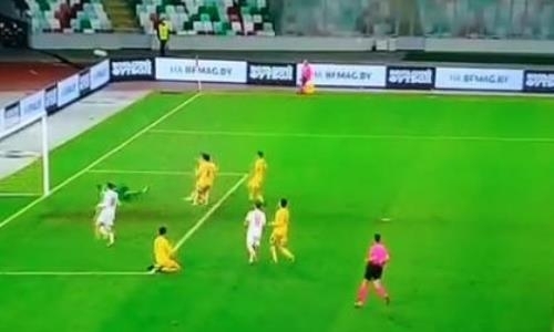 Видео гола Юзепчука матча Лиги наций Беларусь — Казахстан