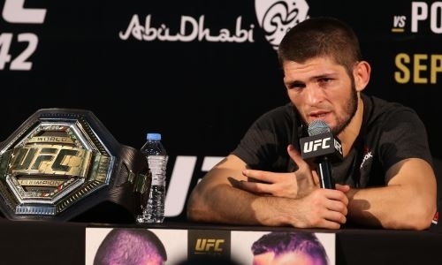 Хабиб Нурмагомедов внезапно выдвинул новичку UFC условие для титульного боя