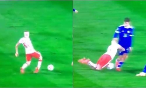 Как Майкл Джексон. Смешное падение футболиста «Кайрата» «разорвало» социальные сети. Видео