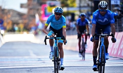 Гонщик «Астаны» высказался о попадании в десятку на финише этапа «Джиро д’Италия»