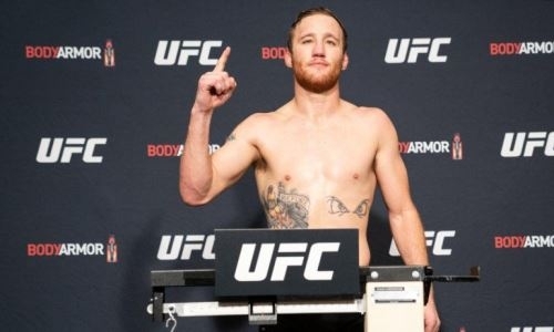 Гэтжи сделал вес перед боем с Нурмагомедовым за титул чемпиона UFC. Видео