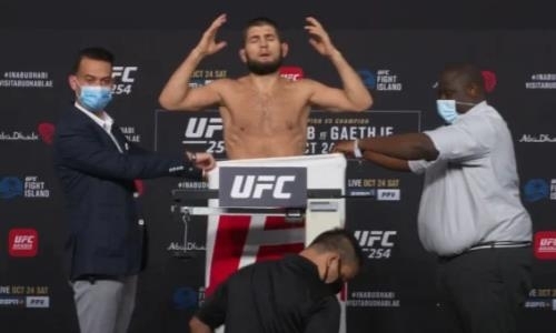 «Плохой знак». Вид Хабиба на взвешивании перед титульным боем вызвал тревогу в UFC