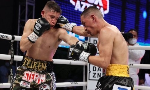 Тренировавшийся с Головкиным мексиканец дважды падал и проиграл нокаутом кровавый реванш с чемпионом мира. Видео