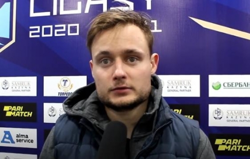 «Немножко хромала реализация». Нападающий «Торпедо» рассказал о матче с «Актобе»