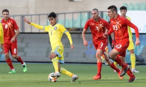 Фоторепортаж с матча отбора на молодежный ЕВРО-2021 Казахстан — Северная Македония 1:4