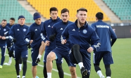 Сборная Казахстана показала видео тренировки перед матчем с Албанией