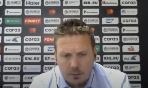 Видео послематчевой пресс-конференции игры КХЛ «Барыс» — «Йокерит» 4:5 ОТ