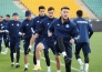 Представлен фоторепортаж с тренировки сборной Казахстана перед матчем с Албанией